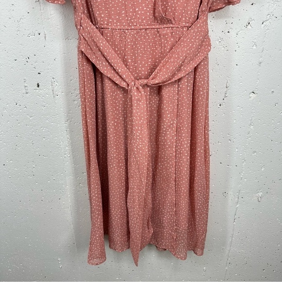 By the River size Medium Pink Polka Dot Dress - Picture 7 of 16
